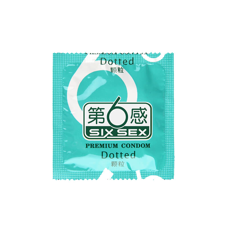 SIX SEX   particles   exciting points condom  Pack of  three