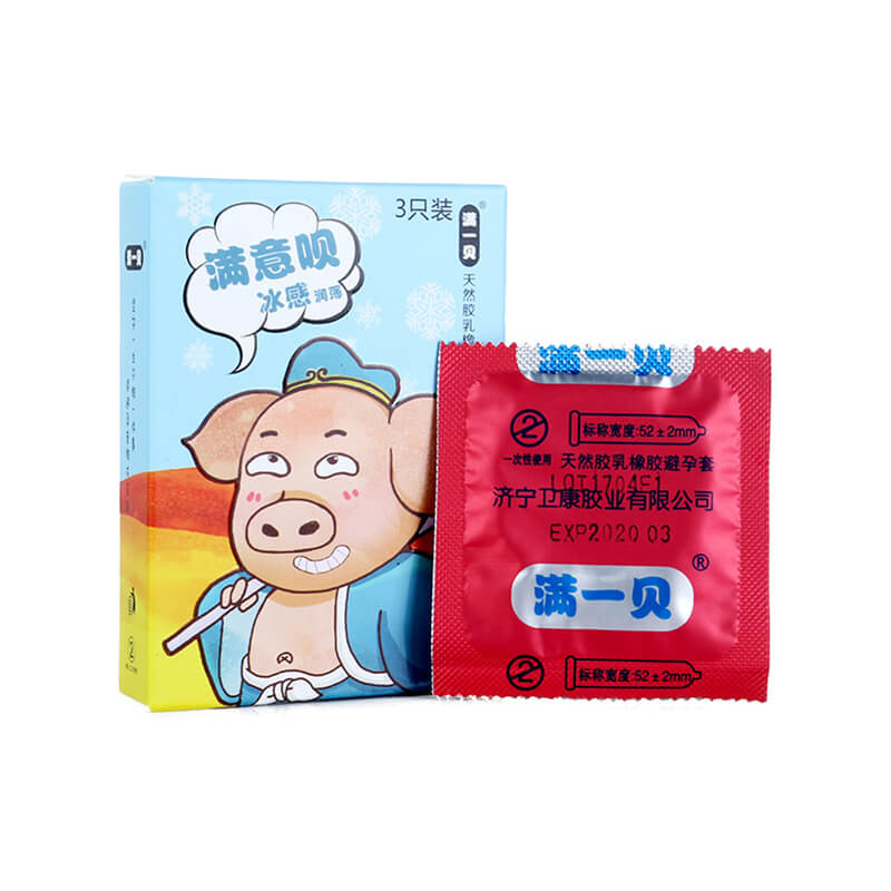 MANYIBEI   Bajie  Ice feeling condom three pcs
