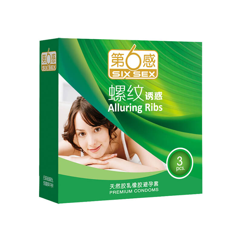 SIX SEX  Thread  charm condom  Pack of three