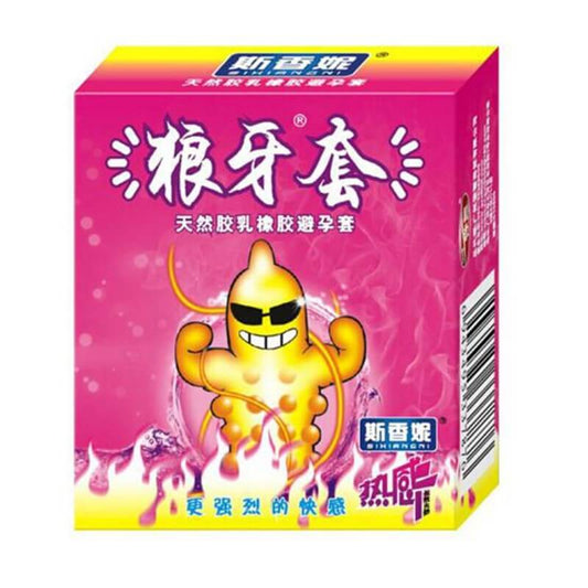 SIXIANGNI heat sensation condom  three  pcs