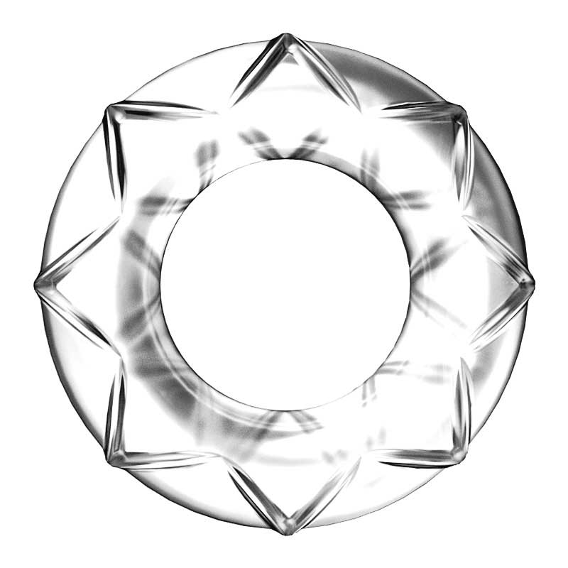 six sex  Crystal delay locking ring  three pcs