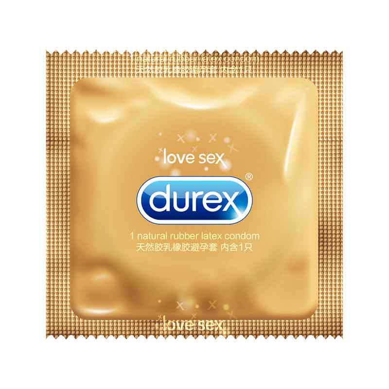 DUREX  gold packaging  ultra-thin  invisible condom Pack of three