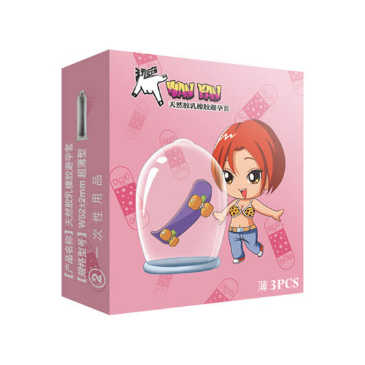 WANFAN   condom  three  pcs