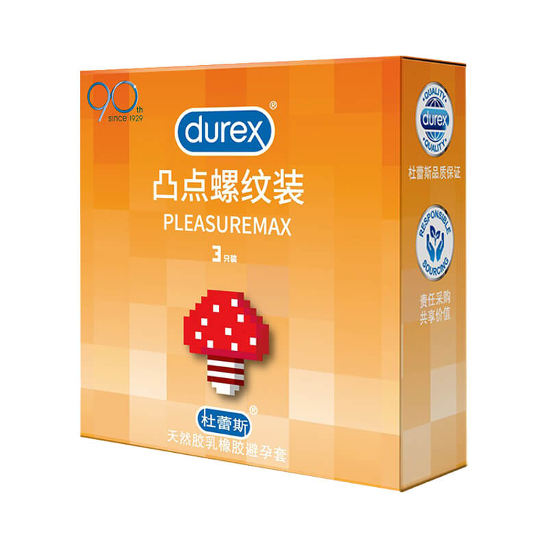 DUREX   raised point thread condom Pack of three