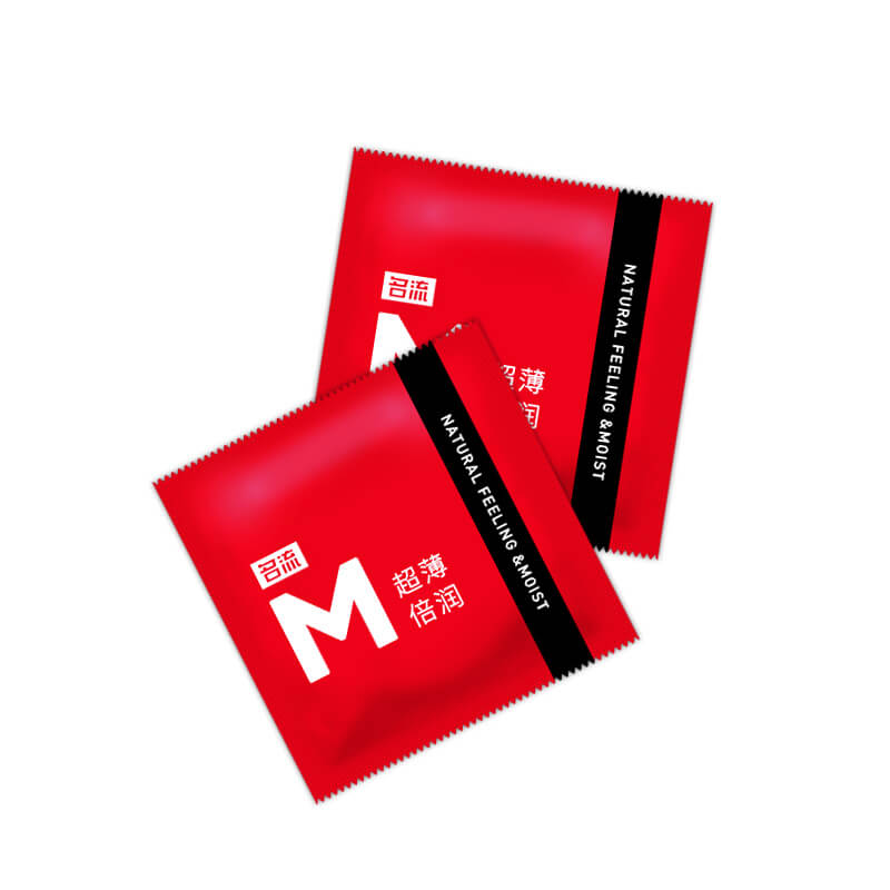 MINGLIU M Ultra-thin and ultra-lubricant red  condom  three  pcs