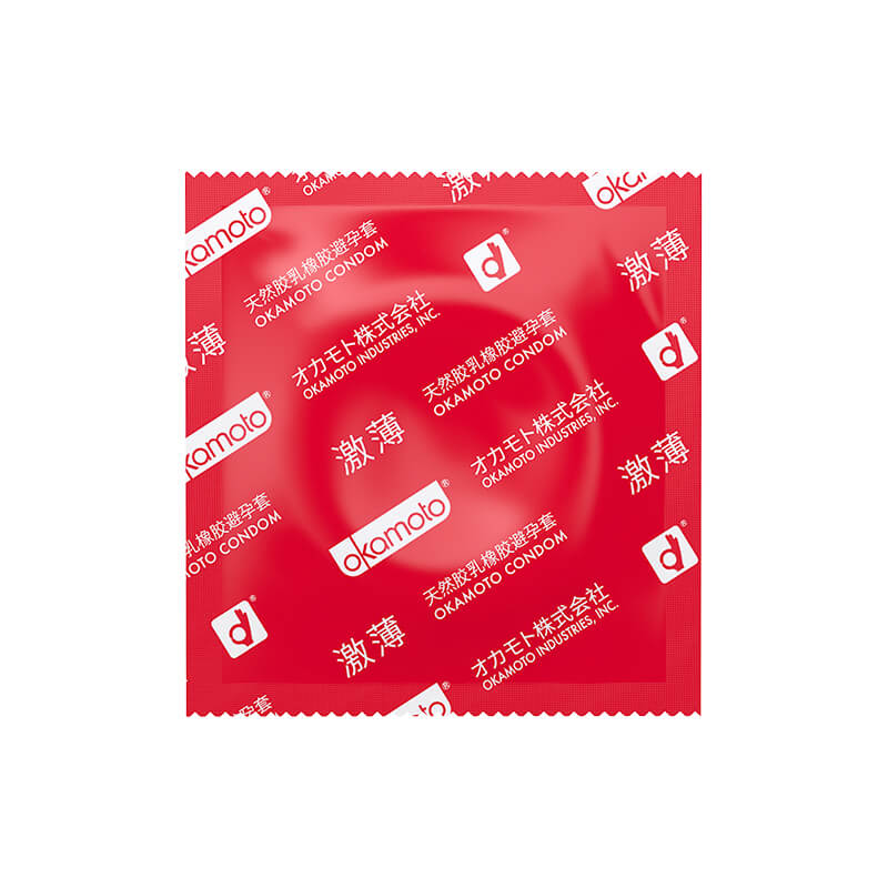 OKAMOTO Passion ultra-thin  condom  pack of  three small box red packaging