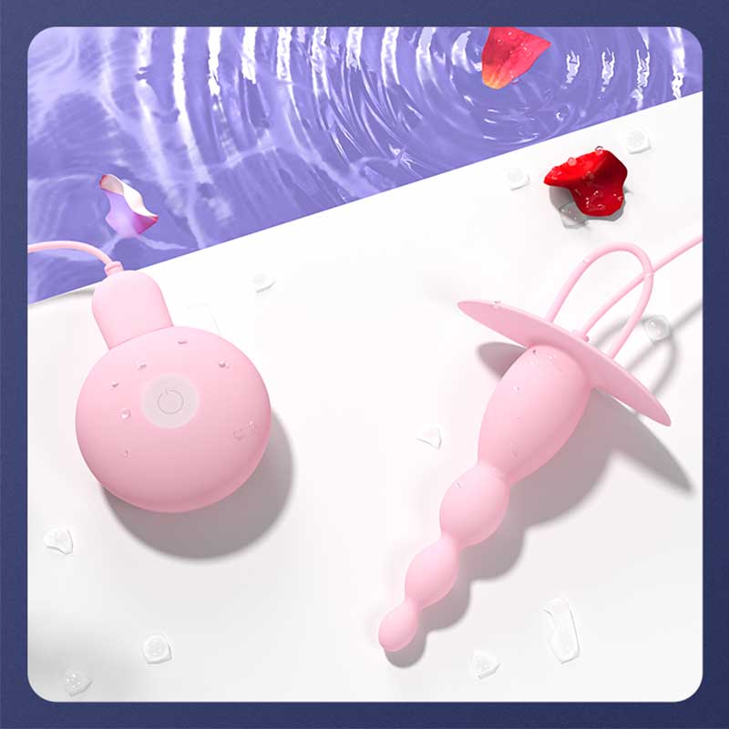 GALAKU series  Vibrator LANJU beads pink battery version