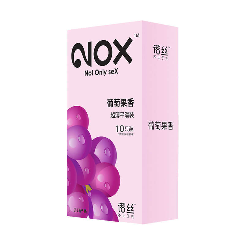 NOX Grape fruity aroma condom  ten pcs