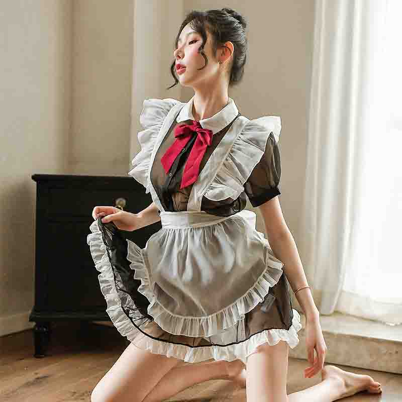 Fengyuegu sexy underwear  1295 black red