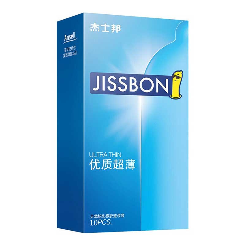 JISSBON high quality Ultra thin condom ten pcs
