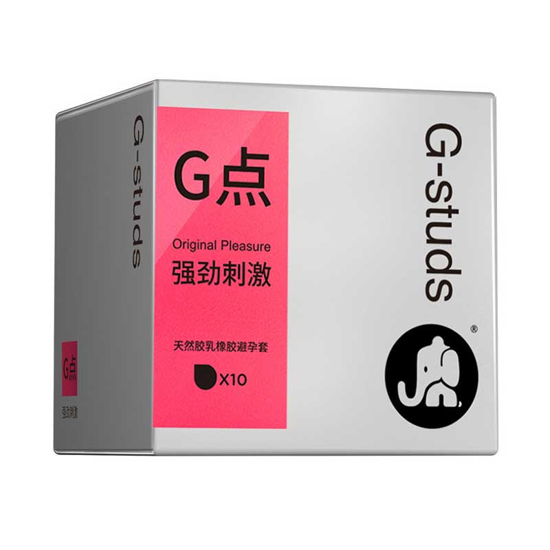 ELEPHANT G-spot large particles condom  Pack of ten