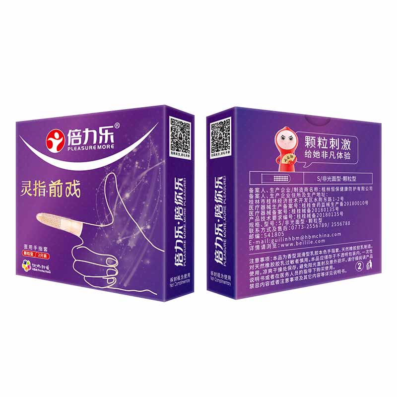 PLEASURE MORE  finger  foreplay  particles  Pack of two