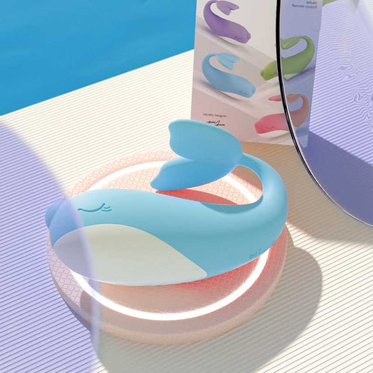 GALAKU series  Vibrator narwhal sky blue