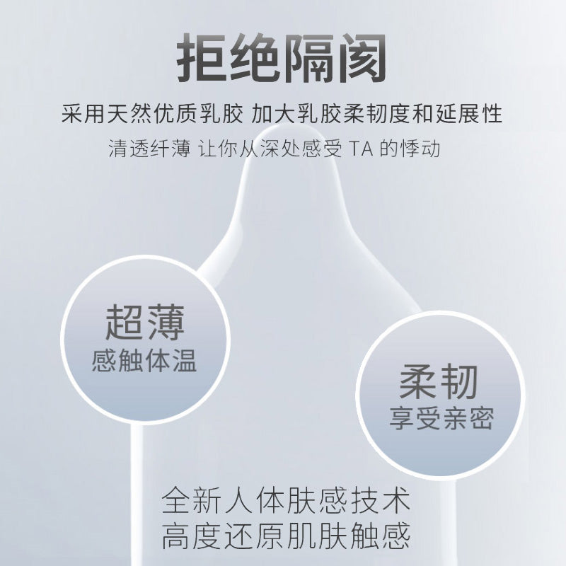 JISSBON Zero sense ultra-thin condom twelve pcs