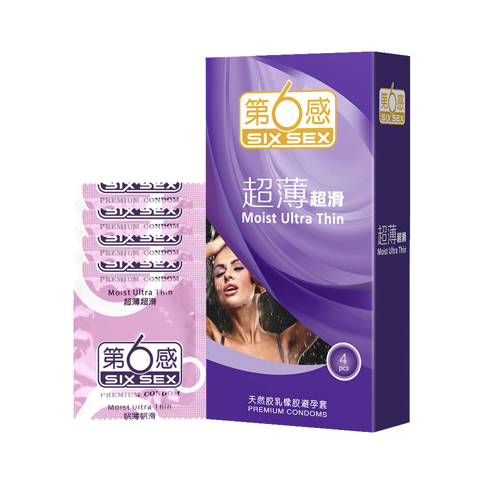 SIX SEX Ultra-thin lubrication pack of four