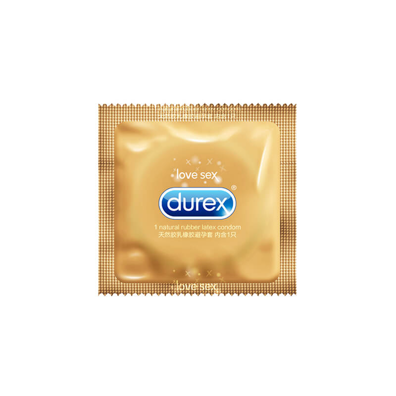 DUREX     gold packaging Ultra-thin and moisturizing  condom Pack of Four Gift pack