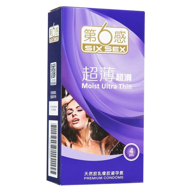 SIX SEX Ultra-thin lubrication pack of four
