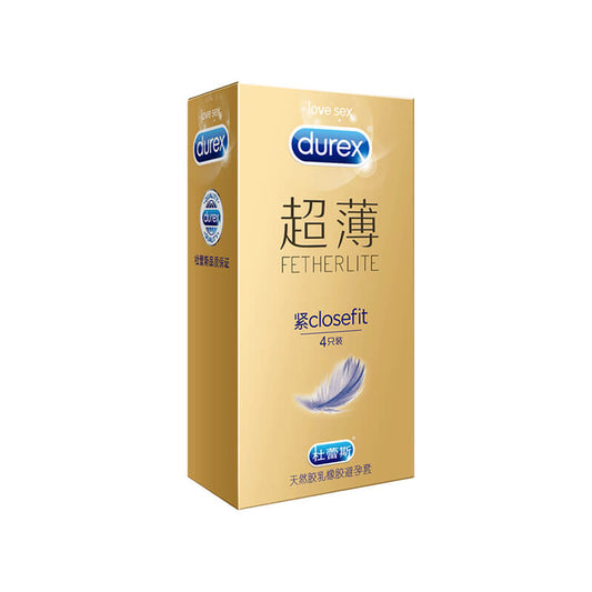 DUREX  gold packaging Ultra thin  compact condom Pack of   Four