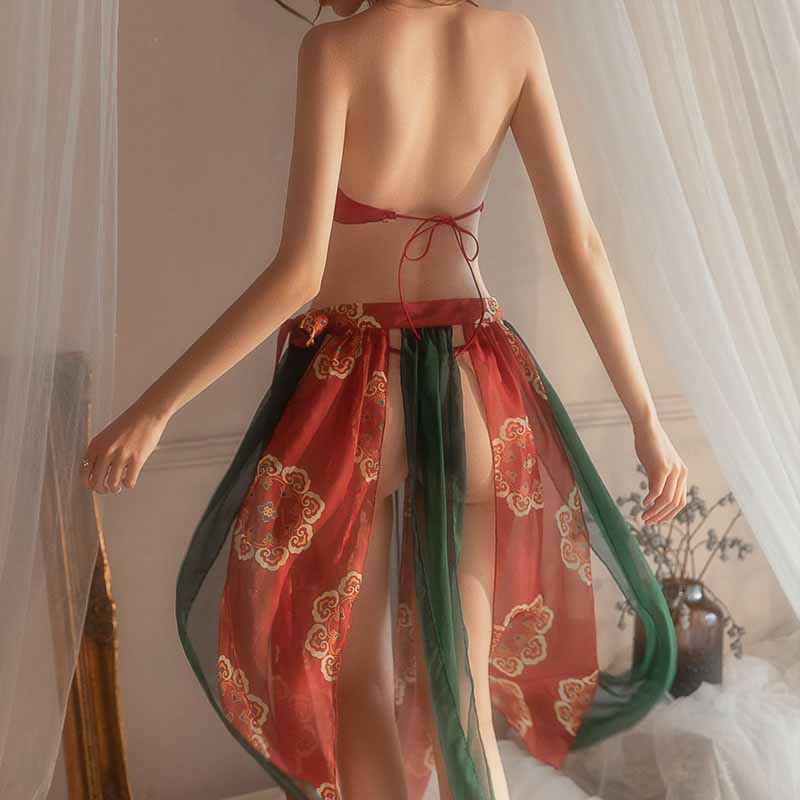 Fengyuegu sexy underwear  1666 wine red