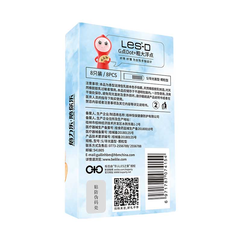 PLEASURE MORE Medical  finger cotsLES -D