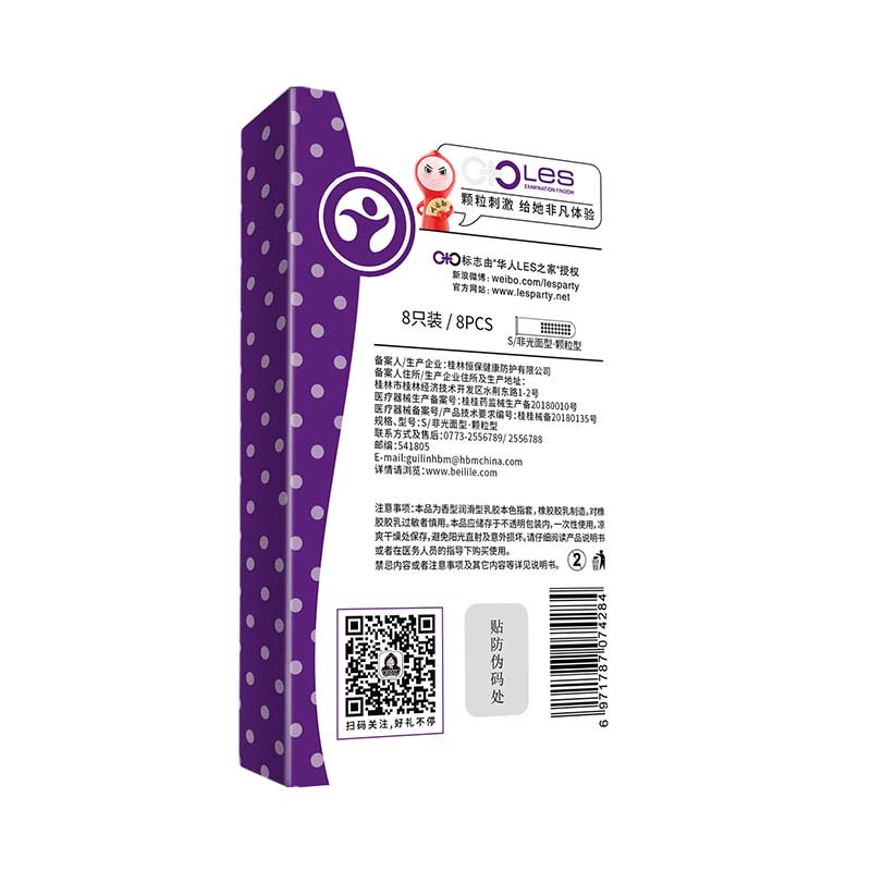 PLEASURE MORE Condoms  Granules  medical LES finger cots