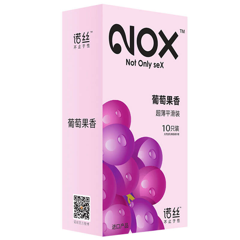 NOX Grape fruity aroma condom  ten pcs