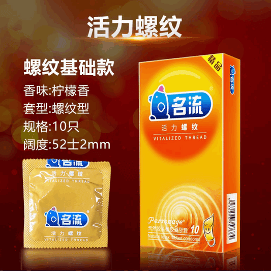 MINGLIU  Vibrant  Thread condom ten pcs