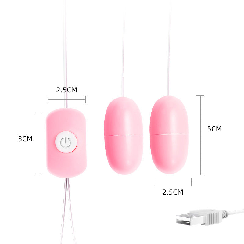 LILO Series vibrator  JYLL_USB double vibrator naked goods pink