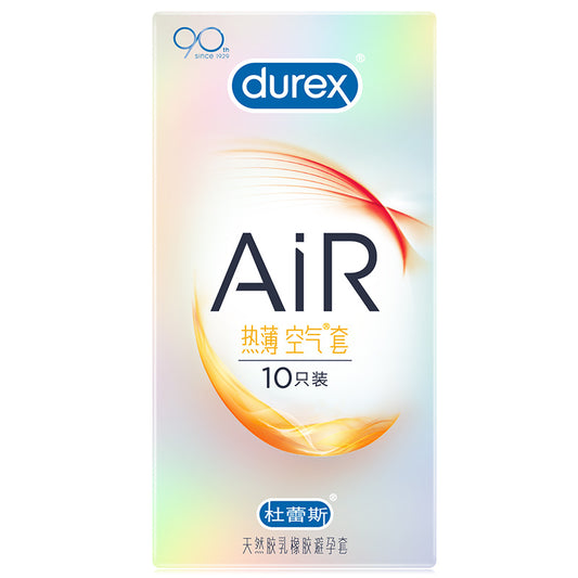 DUREX AIR heat sensation Ultra thin air condom  pack of ten