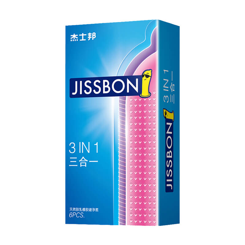 JISSBON  condom Three-in-one pack of six