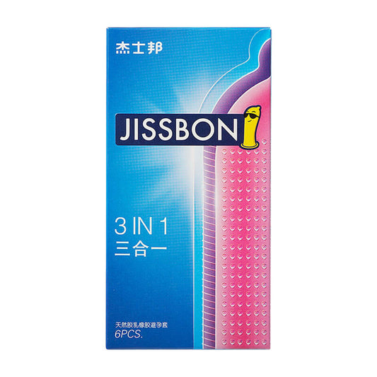 JISSBON  condom Three-in-one pack of six
