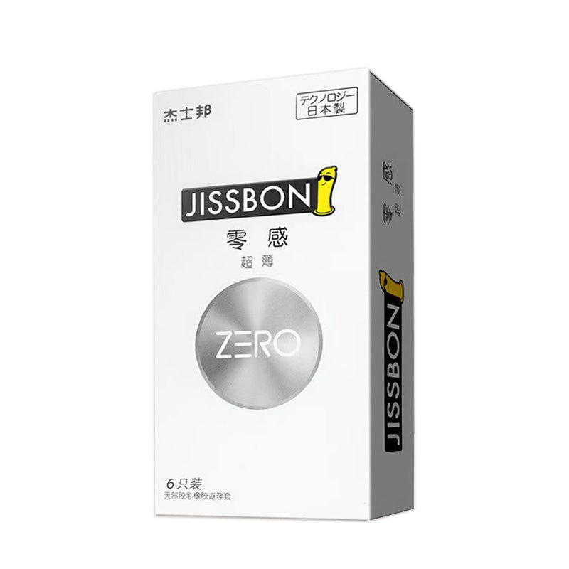 JISSBON zero sense Ultra-thin  condom  six pcs