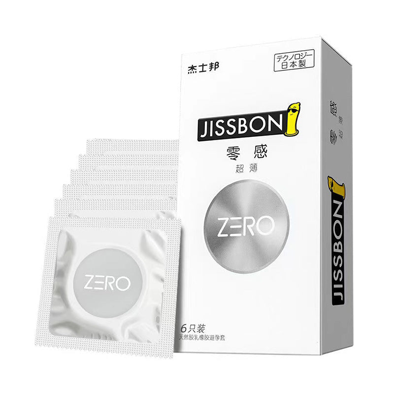 JISSBON zero sense Ultra-thin  condom  six pcs