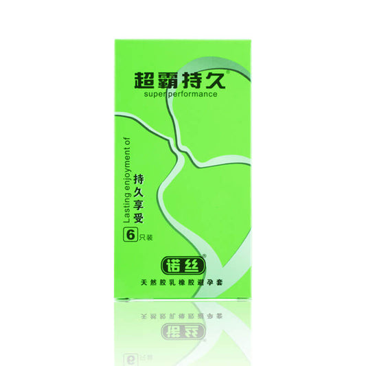 NOX Speedmaster lasting green condom six  pcs