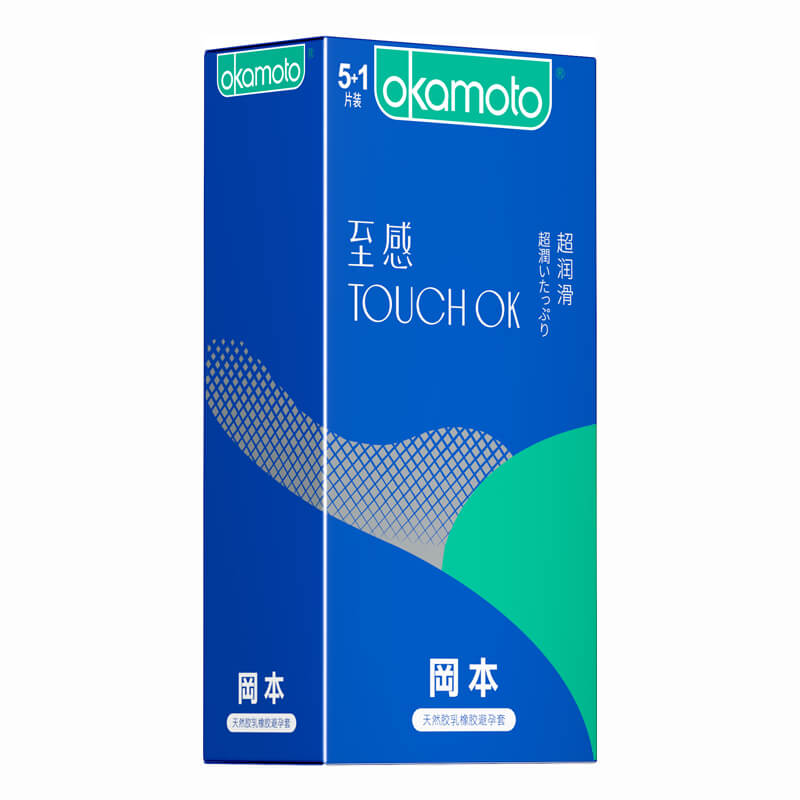 OKAMOTO Super smooth texture six pack  blue packaging