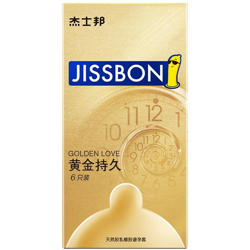 JISSBON gold lasts condom  six pcs