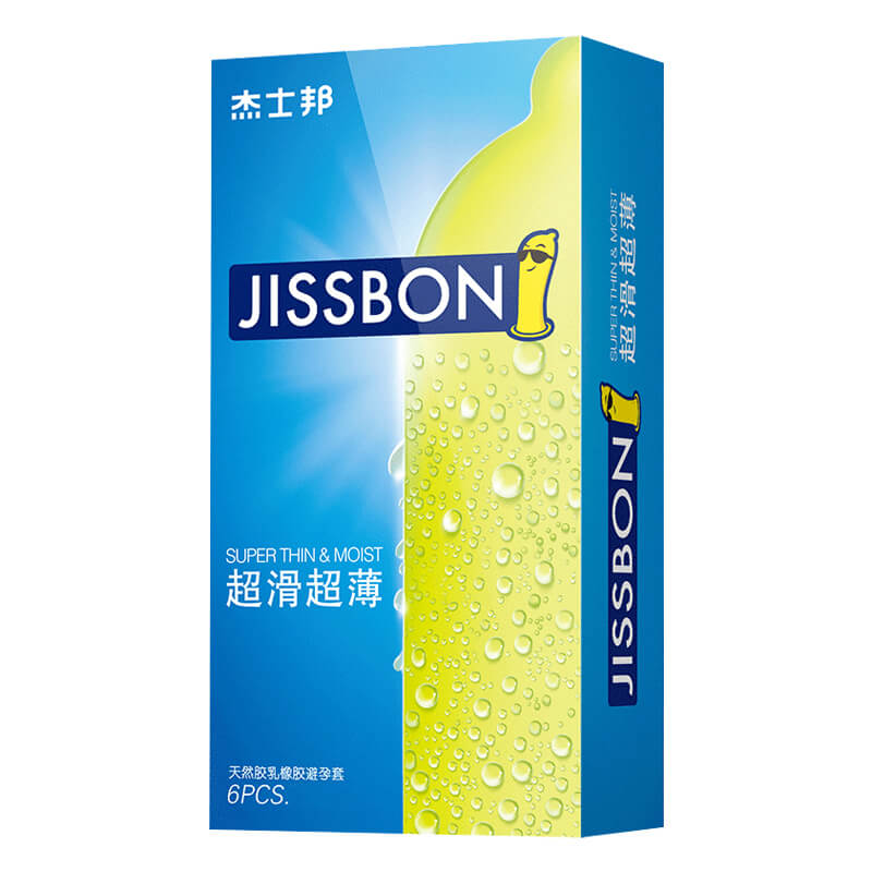JISSBON  Ultra-thin lubrication  condom six pcs Experience outfit