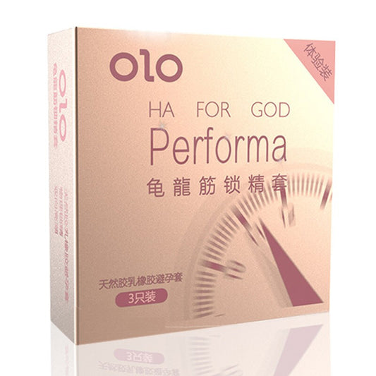 OLO semen locking condom Pack of three