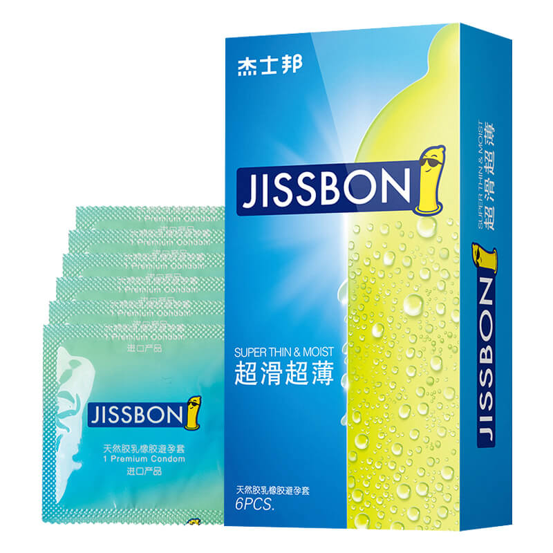 JISSBON  Ultra-thin lubrication  condom six pcs Experience outfit