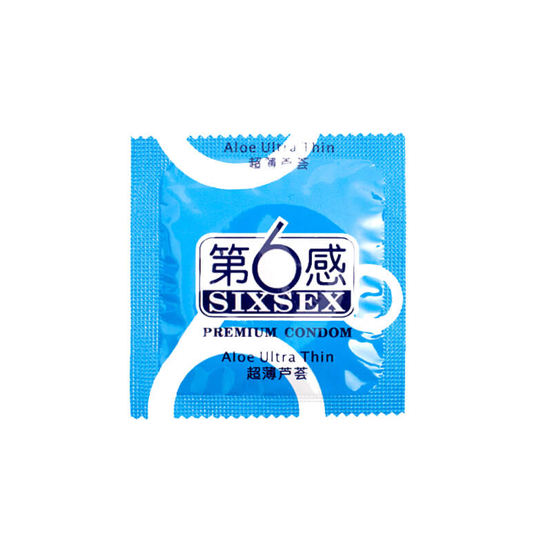 SIX SEX Ultra-thin aloe vera  pack of six