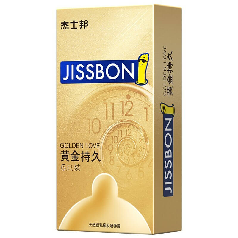 JISSBON gold lasts condom  six pcs
