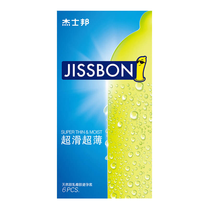 JISSBON  Ultra-thin lubrication  condom six pcs Experience outfit