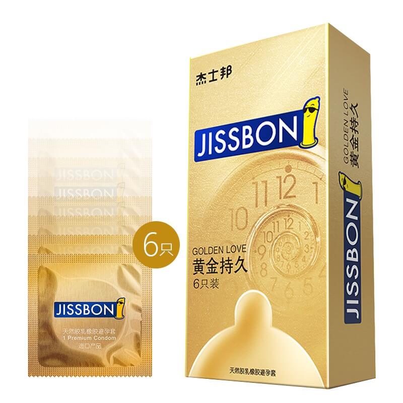JISSBON gold lasts condom  six pcs