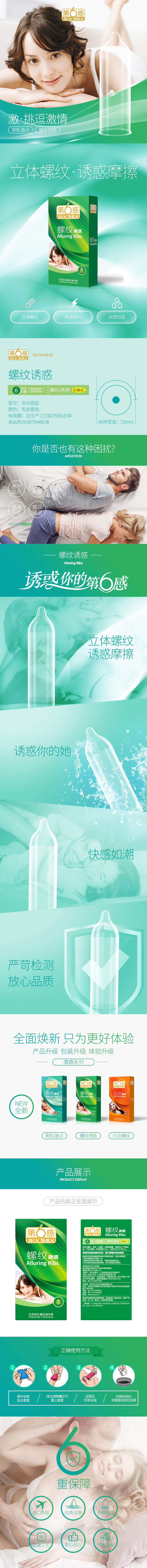 SIX SEX charm  ripple condom  Pack of  six