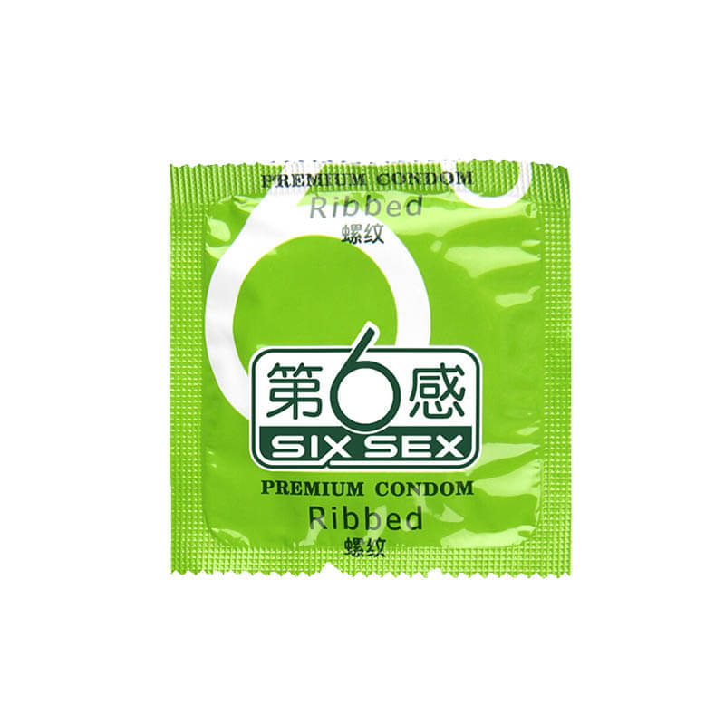 SIX SEX charm  ripple condom  Pack of  six