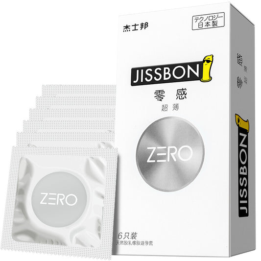 JISSBON Zero sense ultra-thin condom six pcs