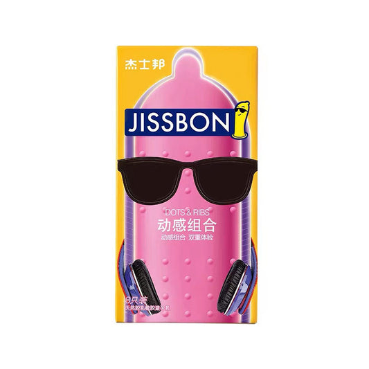 JISSBON Dynamic combination  condom  eight pcs