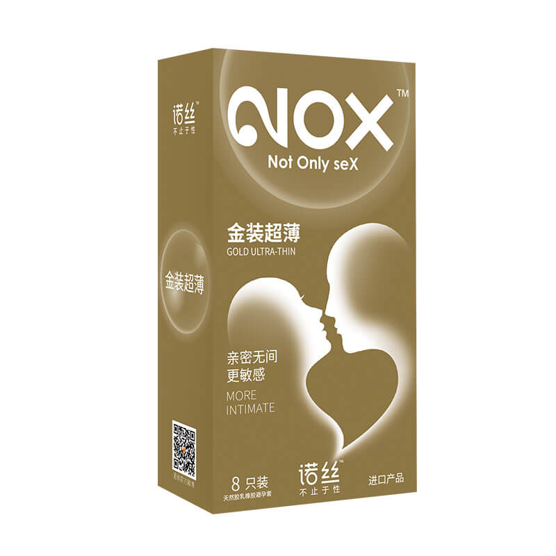 NOX Gold packaging ultra-thin condom eight  pcs