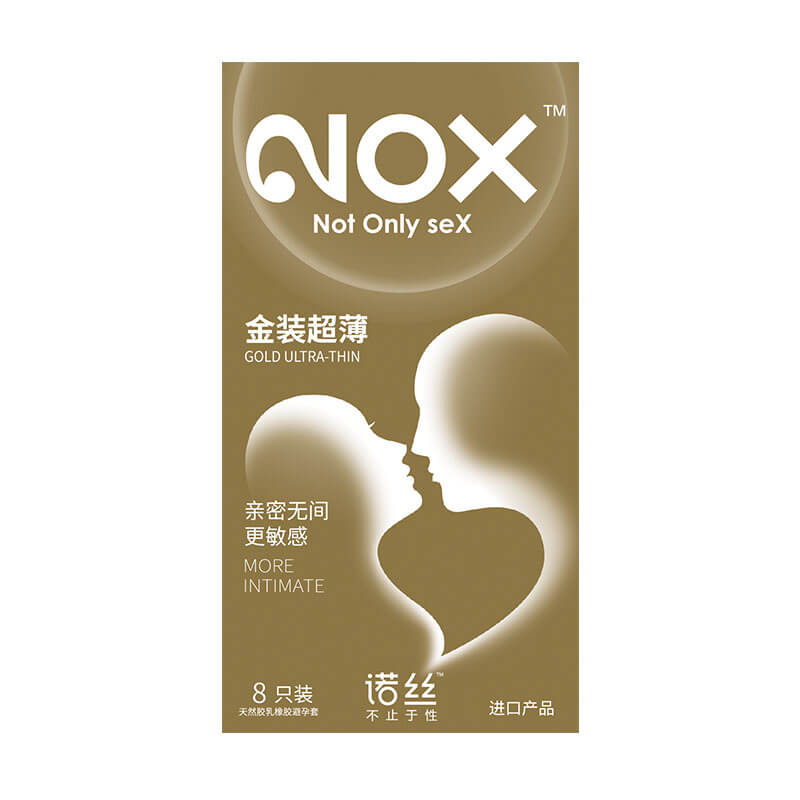 NOX Gold packaging ultra-thin condom eight  pcs