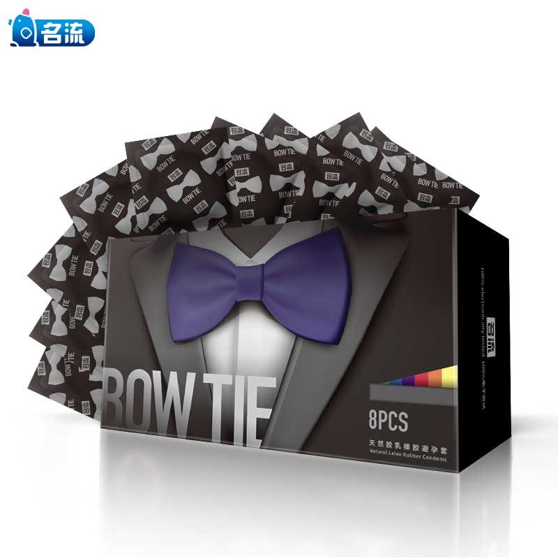 MINGLIU  bow tie  condom  eight pcs